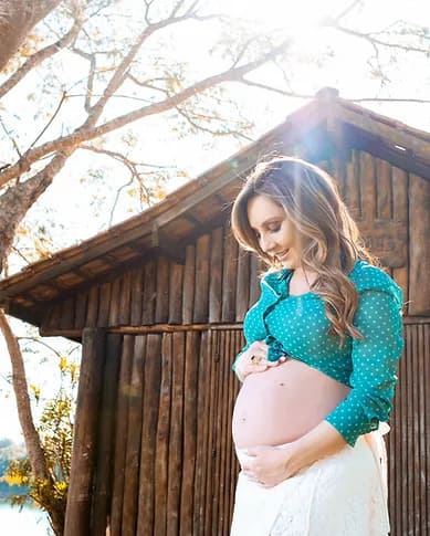 Detalhe de ensaio newborn no estúdio Dos Anjos Fotografia