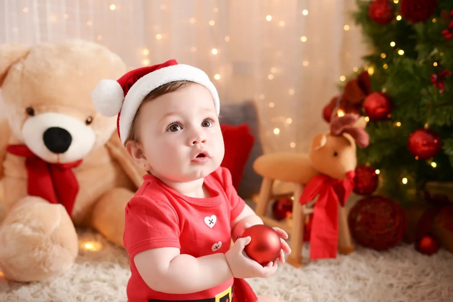 Ensaio de aniversário infantil em estúdio no Mercês, Curitiba